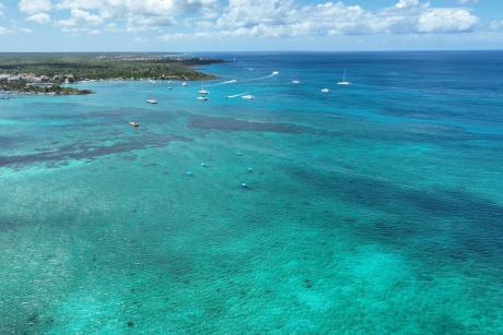 Bayahibe aerial photo. Photo courtesy of Marvin del Cid.