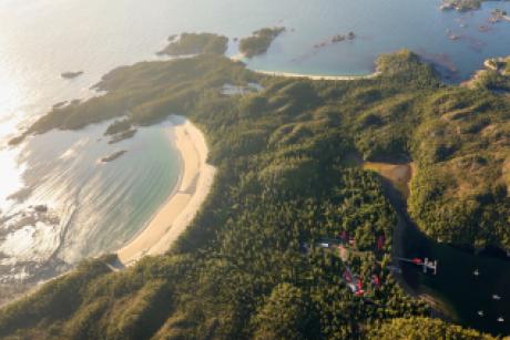 Hakai Institute aerial view