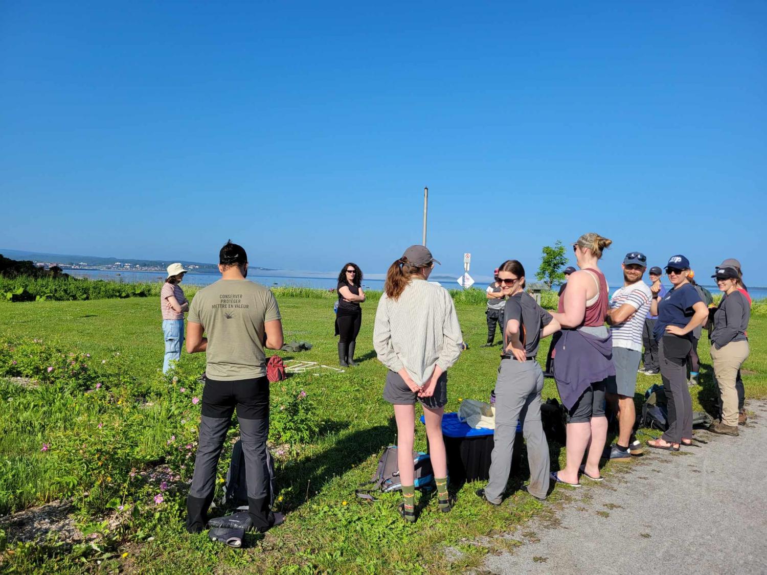 We lead projects in partnership with non-profit associations (ZIP Comittee) specializing in coastal habitat restoration and conservation.  July 5th 2023, Rimouski, Marie-Pomme Presne-Poissant 